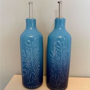 Le Creuset Azure Blue Olive Oil Set